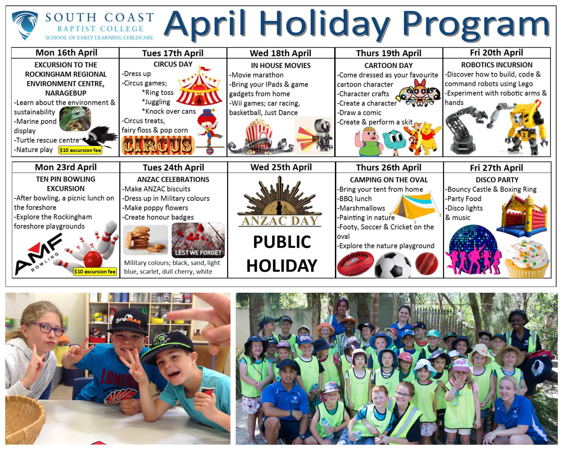 SCHOOL HOLIDAY PROGRAM FOR PRIMARY STUDENTS SCBC News