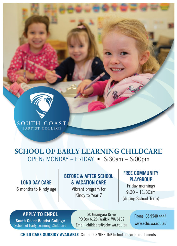 SCHOOL OF EARLY LEARNING CHILDCARE – SCBC News